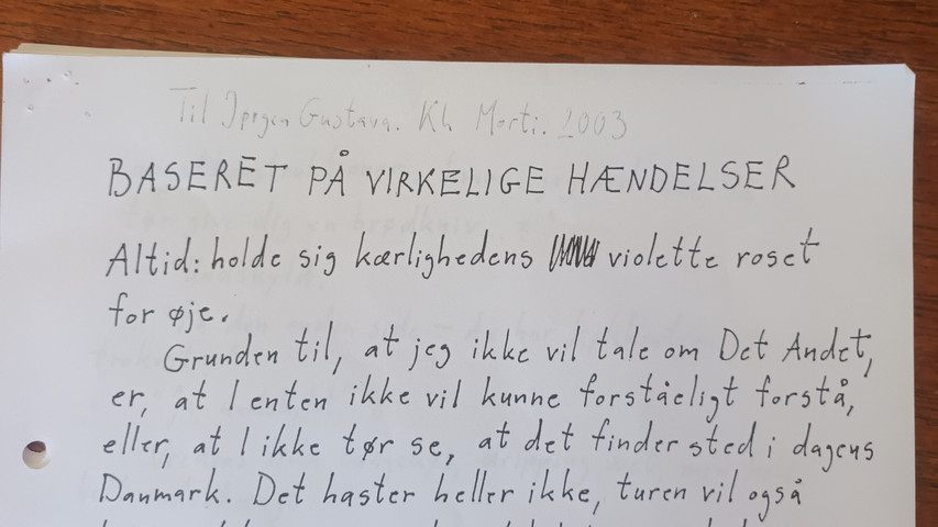 'Baseret på virkelige hændelser' af Sylvester Blondin. Foto: Sylvester Blondin